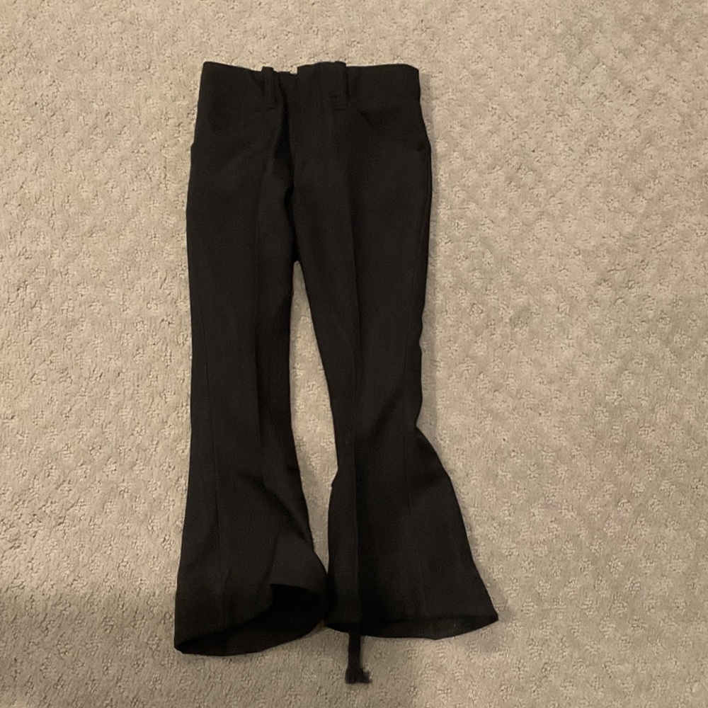 Black Flared Dress Riding Pants Kids 0407